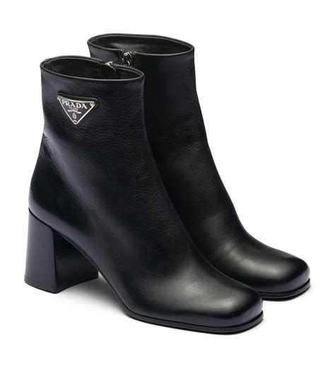 botki prada|prada leather ankle boots.